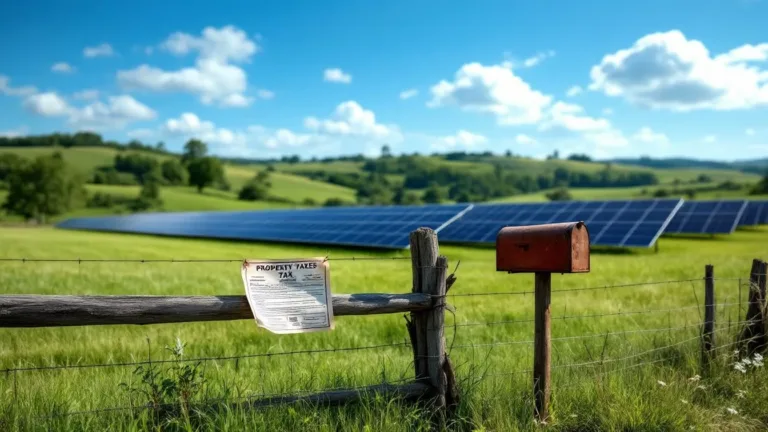 I lent my land for solar panels, now facing full property tax nightmare